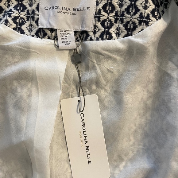 NWT Carolina Belle Montreal Tweed blazer,Size XL - Picture 4 of 10